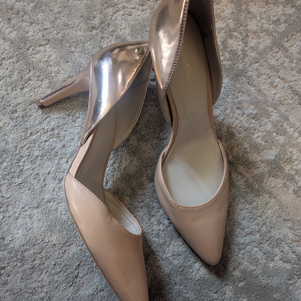 Calvin Klein Women's Beige Heels